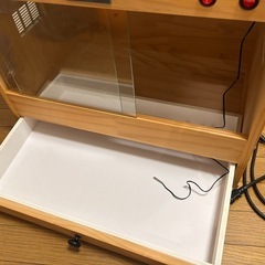 木製 飼育ケース ペットゲージ 爬虫類 引き出しの画像