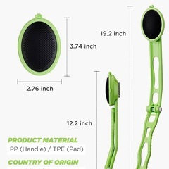 新品！DOWMI Body Back Scratcher 交換可能なブラシヘッド付きの画像