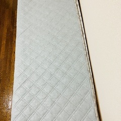 【美品】コーナンオリジナル/ラグ  LIFELEX　洗えるウォッシュコットン制菌防臭キルトラグ　約185×185ｃｍ　の画像