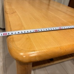 木製ローテーブル90㎝×60㎝の画像