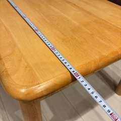 木製ローテーブル90㎝×60㎝の画像