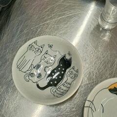 0824-151 小皿セット　猫柄の画像