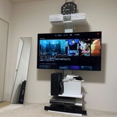 壁掛けテレビ台の画像