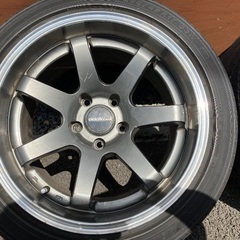 ORIGIN DNA オリジン 17インチ 9.5J＋30 PCD114.3 5穴 5H 235\45R17タイヤ付き　2本の画像