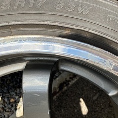 ORIGIN DNA オリジン 17インチ 9.5J＋30 PCD114.3 5穴 5H 235\45R17タイヤ付き　2本の画像