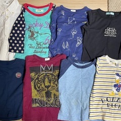 男の子合物服100センチ33点セットの画像