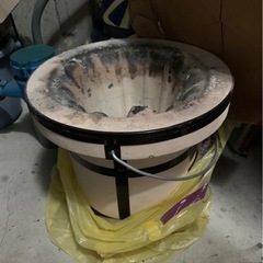 七輪と炭火おこしセット　中古の画像