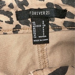 ヒョウ柄ミニスカート　Sサイズ　FOREVER21の画像