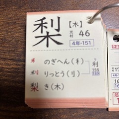 4年生　ミチムラ式漢字カードの画像