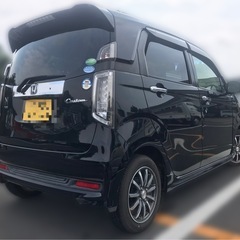 お買い得車‼️訳あり大特価⚠️N-WGN カスタム　G ターボ　安心パッケージ　パドルシフト　クルーズコントロール　純正ナビ　アルミ　キーフリー　プッシュスタート　車検8年7月　走行少ないの画像