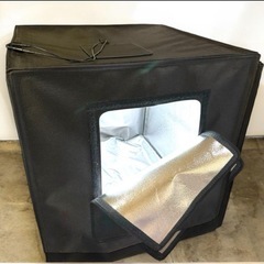 折り畳み式撮影ボックス スタジオボックス 撮影キット　LED照明付き 60cm×60cm 撮影BOXの画像