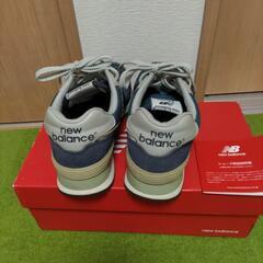 New Balance 574 ネイビー スニーカー　23.5cmの画像