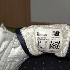New Balance 574 ネイビー スニーカー　23.5cmの画像