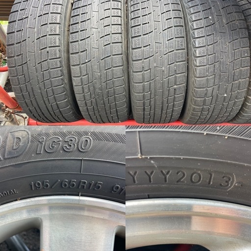 トヨタ　スタッドレス　タイヤホイール
