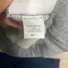 NIKEパーカー　グレーの画像