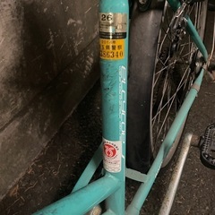 取り引き中　自転車　の画像
