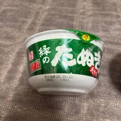 緑のたぬき　2つセットの画像