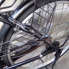 自転車ママチャリの画像