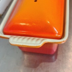 ル・クルーゼ　LE CREUSET　 テリーヌ型３２cm　オレンジ２個の画像