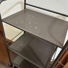 キャスター付き3段ラック の画像