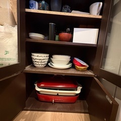 【0円でお譲りします！】食器棚の画像