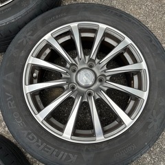 205/60r16 ハンコック　17年製造　16インチ6.5J +53 114.3 ４本の画像