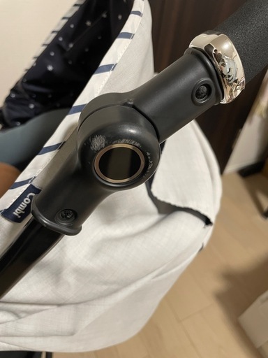 【引き渡し予定者決定済み】スゴカルα 4キャス compact エッグショック HS スターナイトホワイト コンビ 軽量ハイシート55cm クリーニング済み