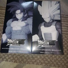 新品❗未開封品 ドラゴンボールDAIMA 超サイヤ人4孫悟空&超サイヤ人3ベジータ BANDAI NAMCO/バンダイナムコ フィギュアセット❗格安🎵 の画像
