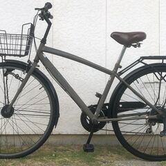 BlackPanther 27インチクロスバイク外装6段変速LEDオートライトの画像