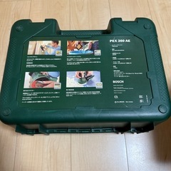 未使用品！　BOSCH PEX 260 AE サンダー おまけ付き　愛車磨きに！　ボッシュの画像