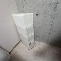 無印良品　収納　コンテナ　キャスターの画像