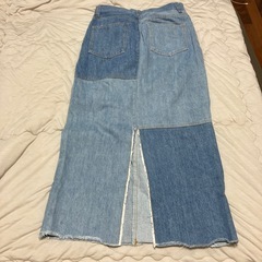 デニムスリットスカートの画像