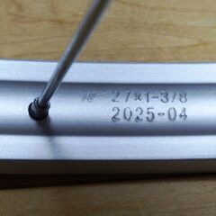 自転車 27インチ 後輪 バンドブレーキ付の画像
