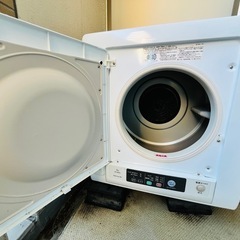 【屋外使用】日立 衣類乾燥機 ピュアホワイト DE-N60HV-W（6.0kg / 電気式 / 2018年製） の画像