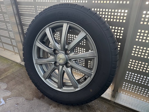 【23年製】グッドイヤー 165/65R14 スタッドレス アルミ付 4本セット