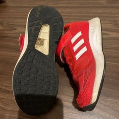 使用感有り【格安】adidasレッドの画像