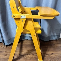 KATOJI カトージ 木製ハイチェア　ベビーチェアの画像