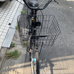 ギア付きオートライト自転車の画像