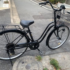 ギア付きオートライト自転車の画像