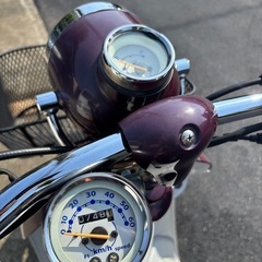 SUZUKIレッツ4パレット(CA45A) シート新品張替済❗️マフラー新品交換❗️ 買い物に便利な前カゴ付き❣️ 高燃費4スト‼️インジェクション車両‼️セキュリティ機能付き❗️　スクーター　原付　50ccの画像
