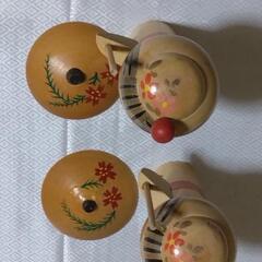 こけし　2体セットの画像