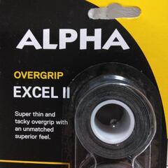 未使用　ALPHA EXCEL II　グリップテープ①　黒の画像