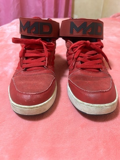 MADFOOT！マッドスキッパー ハイカット 赤 27cm