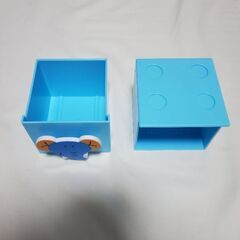 たべっこどうぶつ スタッキングケース（ゾウ）｜新品未使用・プライズ・小物入れ・収納ボックス・ブロック風デザインの画像