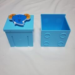 たべっこどうぶつ スタッキングケース（ゾウ）｜新品未使用・プライズ・小物入れ・収納ボックス・ブロック風デザインの画像