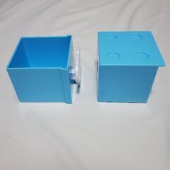 たべっこどうぶつ スタッキングケース（ゾウ）｜新品未使用・プライズ・小物入れ・収納ボックス・ブロック風デザインの画像