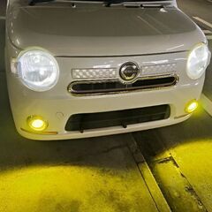 ダイハツ ミラココア プラスX スペシャルコーデ  車検8年6月末 パールホワイト コーティング エアコンクリーニング済の画像
