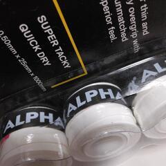 未使用　ALPHA EXCEL II　グリップテープ　白 の画像