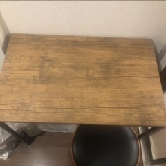 【キャンセルの為！！再募集！！！】木目調テーブルセットの画像