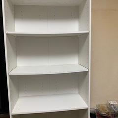 カラーボックス  ホワイト  2連 収納棚の画像